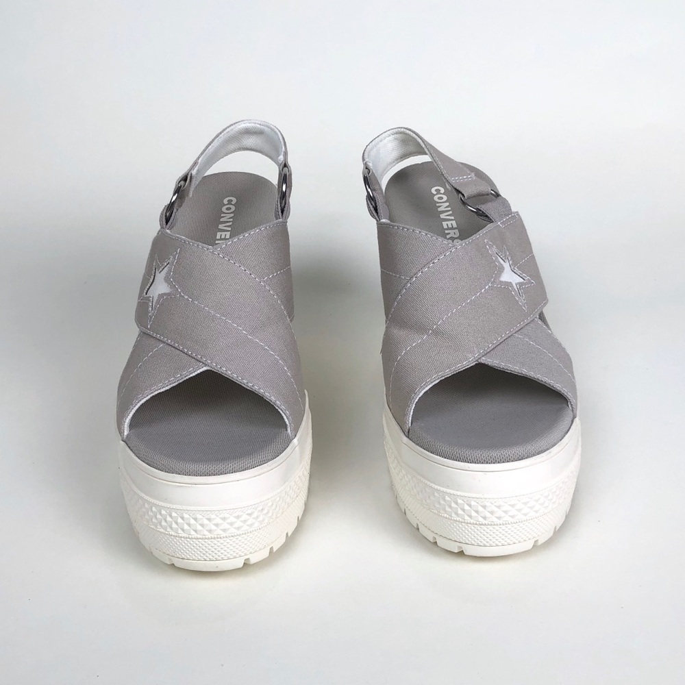 Converse Ctas One Star Boardwalk Strut Heels Egret - Picture 6 of 7